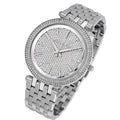 Michael Kors Darci Silver Dial Silver Steel Strap Watch for Women - MK3437