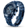 Swarovski Octea Lux Sport Chronograph Blue Dial Blue Steel Strap Watch for Women - 5610475