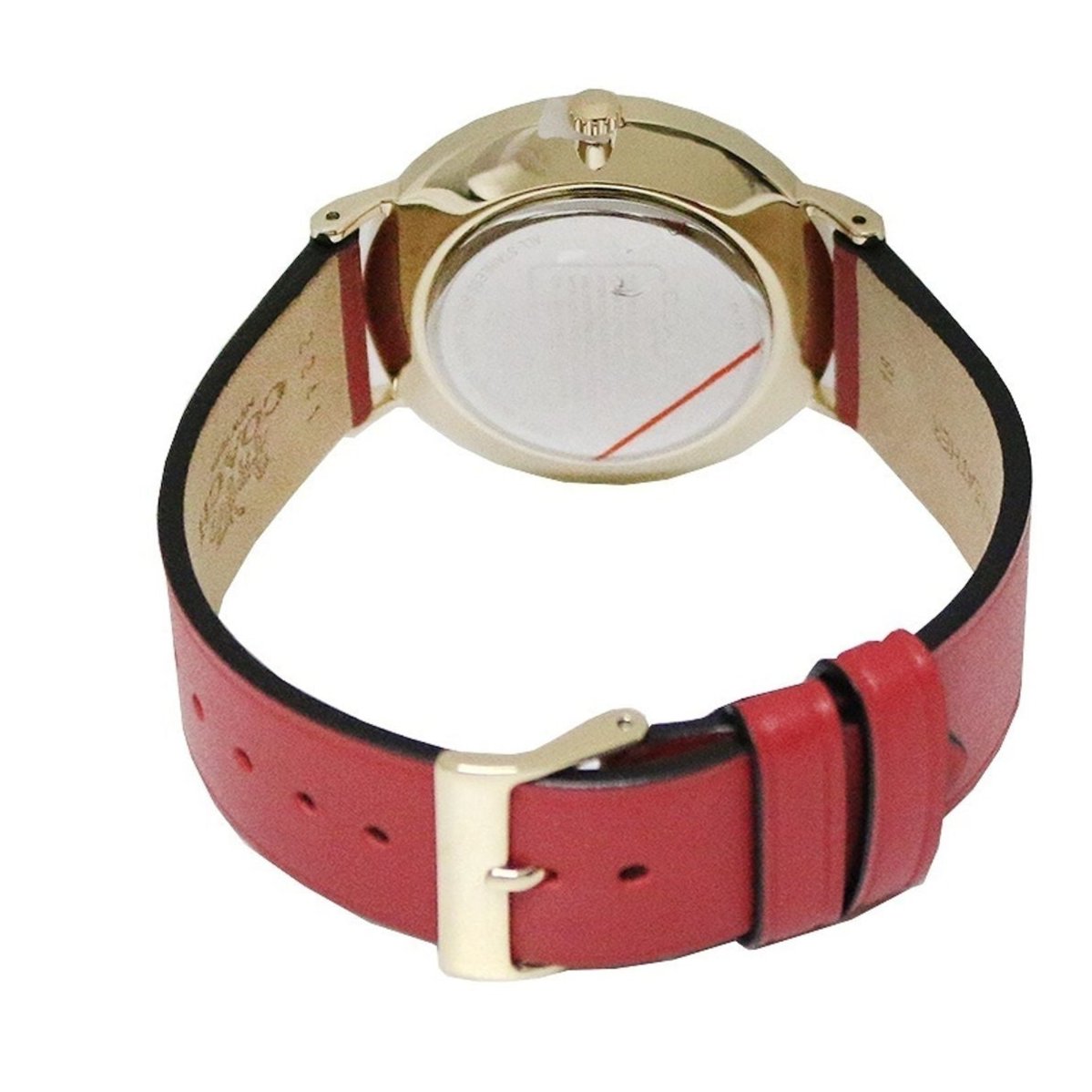 Coach Perry Red Dial Red Leather Strap Watch for Women - 14503852