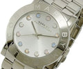 Marc Jacobs Amy Dexter Silver Dial Silver Steel Strap Watch for Women - MBM3214