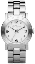 Marc Jacobs Amy Silver Dial Silver Steel Strap Watch for Women - MBM3181