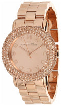 Marc Jacobs Marci Crystals Rose Gold Dial Rose Gold Steel Strap Watch for Women - MBM3192