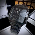 Guess Integrity Analog Black Dial Black Steel Strap Watch for Men - GW0631G2
