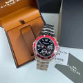Coach Kent Black Dial Silver Steel Strap Watch for Men - 14602556