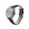 Hugo Boss Driver Quartz Silver Dial Brown Leather Strap Watch For Men - HB1512881