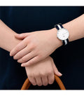 Daniel Wellington Classic Glasgow White Dial Two Tone NATO Strap Unisex Watch - DW00100047