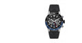 Tag Heuer Carrera Automatic Chronograph Steel & Ceramic Black Dial Black Rubber Strap Watch for Men - CBG2A1Z.FT6157