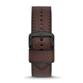 Fossil Bronson Chronograph Brown Dial Brown Leather Strap Watch for Men - FS5875