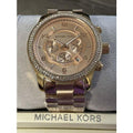 Michael Kors Dylan Rose Gold Dial Rose Gold Steel Strap Watch for Women - MK5576