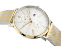 Tommy Hilfiger Jenna Quartz White Dial Two Tone Mesh Bracelet Watch for Women  - 1782074