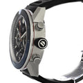 Tag Heuer Carrera Automatic Chronograph Steel & Ceramic Black Dial Black Rubber Strap Watch for Men - CBG2A1Z.FT6157