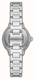 Emporio Armani Mia Three Crystals Silver Dial Silver Steel Strap Watch For Women - AR11632