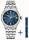 Maurice Lacroix Aikon Automatic Blue Dial Silver Steel Strap Watch for Women - AI1807-SS002-430-1