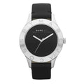 Marc Jacobs Blade Black Dial Black Leather Strap Watch for Women - MBM1205