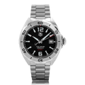 Tag Heuer Formula 1 Automatic Black Dial Silver Steel Strap Watch for Men - WAZ2113.BA0875