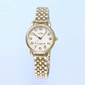 Coach Delancey White Dial Gold Steel Strap Watch for Women - 14502241