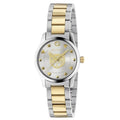 Gucci G Timeless Quartz Silver Dial Two Tone Steel Strap Watch For Women - YA126596