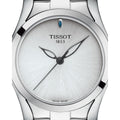 Tissot T Wave Silver Dial Silver Steel Strap Watch For Women - T112.210.11.031.00