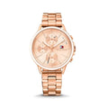 Tommy Hilfiger Carly Rose Gold Dial Rose Gold Steel Strap Watch for Women - 1781788