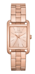 Michael Kors Monroe Three Hand Rose Gold Dial Rose Gold Steel Strap Watch for Women - MKO1032