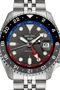 Seiko 5 Sports Special Edition Automatic Grey Dial Silver Steel Strap Watch For Men - SSK019K1