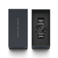 Daniel Wellington Iconic Chronograph Black Dial Black Steel Strap Watch For Men - DW00100642