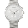 Calvin Klein High Noon Silver Dial Silver Mesh Bracelet Watch for Men - K8M27126
