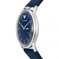 Emporio Armani Aviator Quartz Blue Dial Blue Leather Strap Watch For Men - AR11335