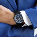 Seiko 5 Sports Automatic Blue Dial Black NATO Strap Watch for Men - SBSA098