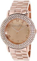 Marc Jacobs Marci Crystals Rose Gold Dial Rose Gold Steel Strap Watch for Women - MBM3192