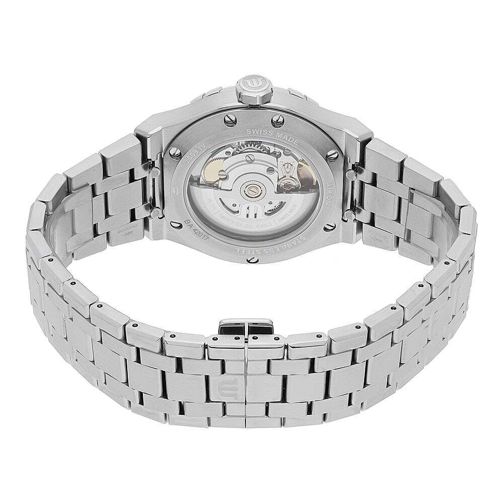 Maurice Lacroix Aikon Automatic Blue Dial Silver Steel Strap Watch for Women - AI1807-SS002-430-1