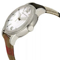 Burberry Utilitarian White Dial Multicolor Leather Strap Watch for Women - BU7824