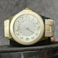 Marc Jacobs Pelly White Dial White Silicone Strap Watch for Women - MBM2526