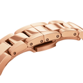 Daniel Wellington Iconic Donna Pink Dial Rose Gold Steel Strap Watch For Women - DW00100331