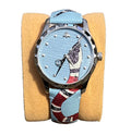 Gucci G Timeless Quartz Blue Dial Blue Leather Strap Watch For Men - YA1264080