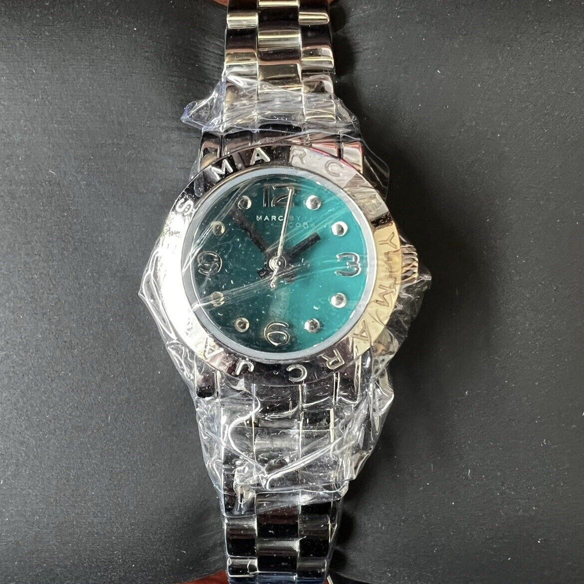 Marc Jacobs Amy Blue Dial Silver Steel Strap Watch for Women - MBM3274