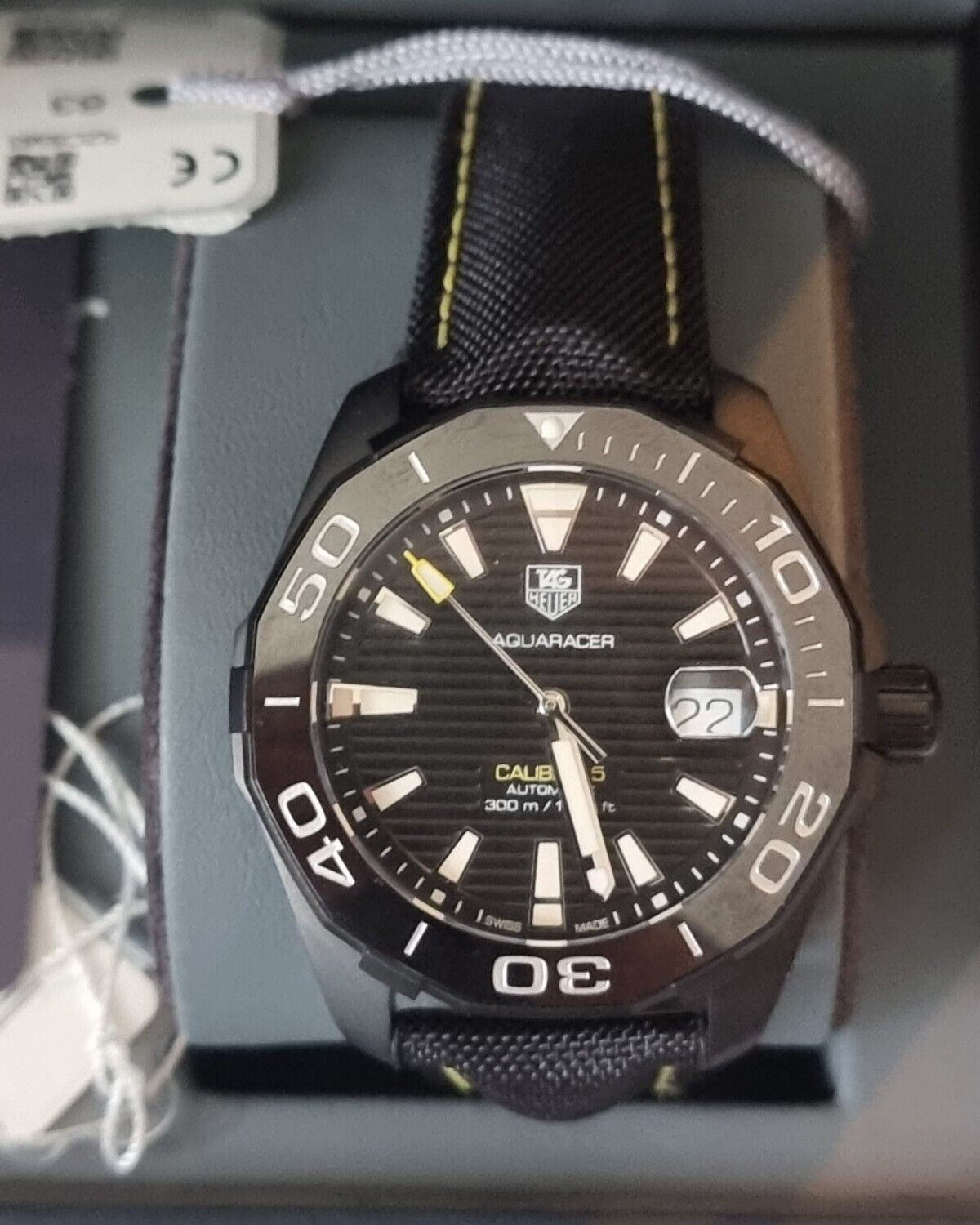 Tag Heuer Aquaracer Black Dial Watch for Men - WAY218A.FC6362