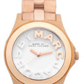 Marc Jacobs Rivera White Dial Rose Gold Steel Strap Watch for Women - MBM3135