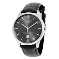 Tissot Chemin Des Tourelles Powermatic 80 Black Dial Black Leather Strap Watch For Men - T099.407.16.447.00