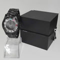 Marc Jacobs Henry Skeleton Black Dial Black Steel Strap Watch for Women - MBM3265