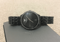 Emporio Armani Ceramica Crystals Black Dial Black Ceramic Strap Watch For Women - AR1478