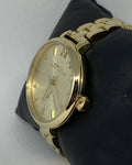 Marc Jacobs Sally Champagne Gold Dial Gold Steel Strap Watch for Women - MBM3363