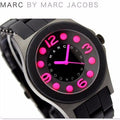 Marc Jacobs Pelly Black Dial Black Silicone Strap Watch for Women - MBM2529