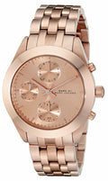 Marc Jacobs Peeker Chronograph Rose Gold Dial Rose Gold Steel Strap Watch for Women - MBM3394