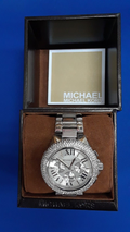 Michael Kors Camille Silver Dial Silver Steel Strap Watch for Women - MK5634