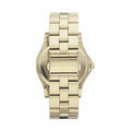 Marc Jacobs Rivera White Dial Gold Steel Strap Watch for Women - MBM3137