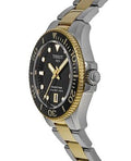 Tissot Seastar 1000 Black Dial Two Tone Steel Strap Watch for Women - T120.210.22.051.00