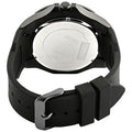 Guess Genesis Quartz Black Dial Black Silicone Strap Watch For Men - W1254G2