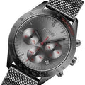 Hugo Boss Talent Gunmetal Dial Grey Mesh Bracelet Watch for Men - 1513637