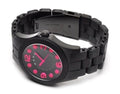 Marc Jacobs Pelly Black Dial Black Silicone Strap Watch for Women - MBM2517